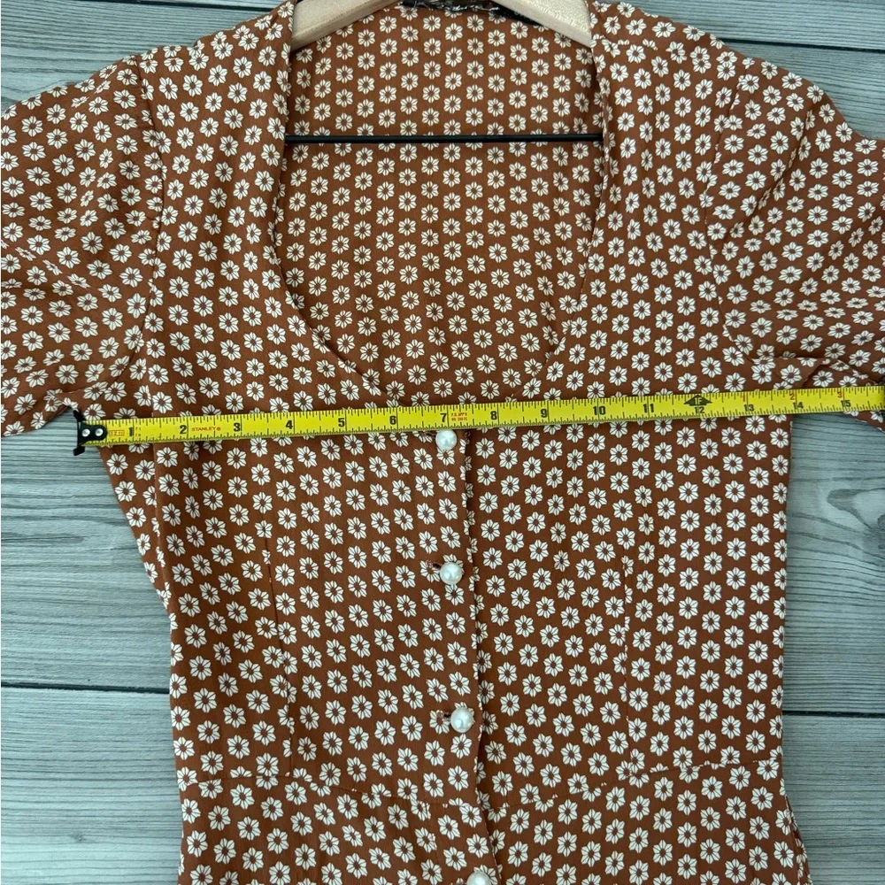 Elegant Polka Dot Maxi Dress - Picture 9 of 12
